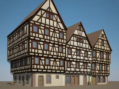 Medieval Houses III 3D model