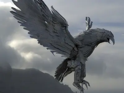 phoenix bird   3D model