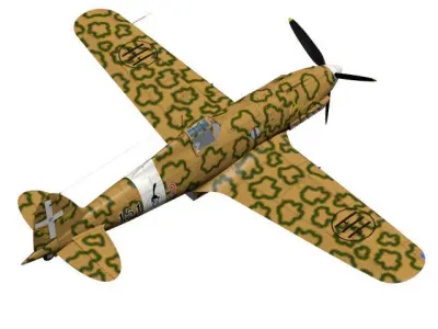 Macchi MC202 Folgore 3D model