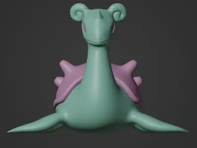 Lapras Pokemon 3D Model 3D model