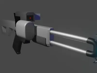 Stasis Rifle Redesign Fanmade Free 3D model