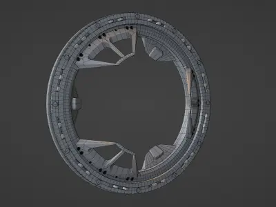 IDSS docking port 3D model