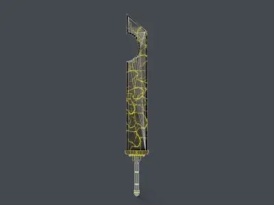Sci-Fi Sword V1 - 05 Low-poly 3D model