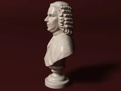 Bach Bust 3D model