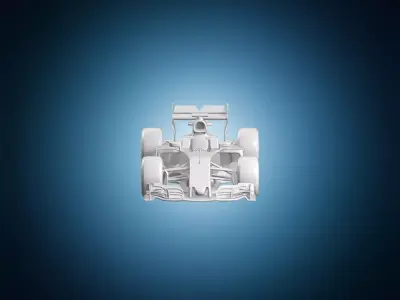 Aero F1 Speedster Car 3D Print Model 3D print model