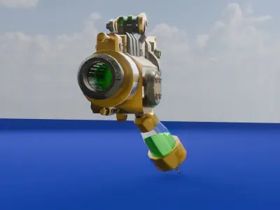 Arma Quimica Low-poly 3D model