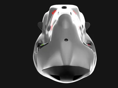 Underwater Seabob Low-poly 3D model