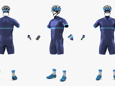 Cyclist Suit Generic 3D model