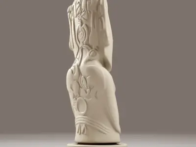 Moai Easter Island Statue 3D print model