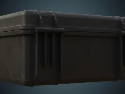 Protective Case 1B Low-poly 3D model