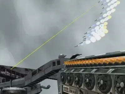 Controllable Rockets - Blender Game Engine Free low-poly 3D model