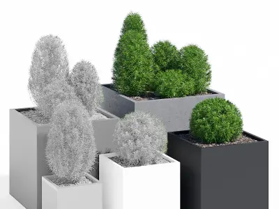 Pottery Pots nine part 2 3D model