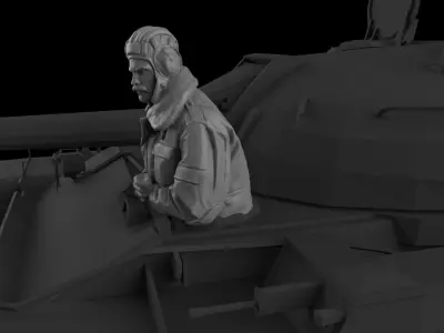 Tank Crew 3D print model