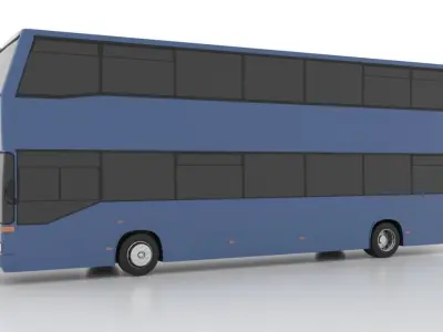 MAN 592 SD202 electric Low Low-poly 3D model