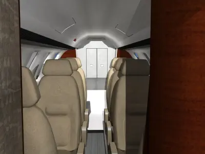 Beechcraft Starship 2000 T07 3D model