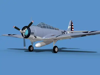 Douglas TBD-1 Devestator V13 3D model