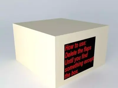 The Secret Box Free 3D model