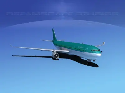 Airbus A330-300 Aer Lingus 3D model