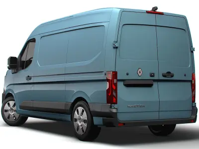 Renault Master E-TECH L2H2 Van 2024 3D model