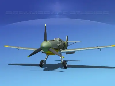 Messerschmitt BF-109 V06 3D model