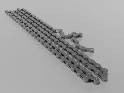 Shimano bike chain CN-HG 3D model