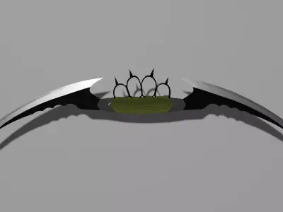 Dual Bladed Dagger Free 3D model