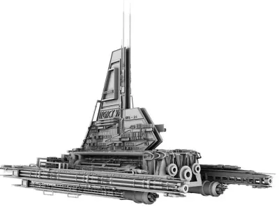 Legacy VI Shuttle Design 3D model