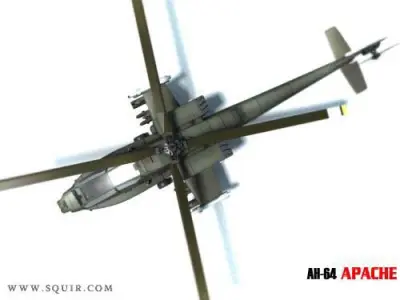 AH-64 Apache 3D model