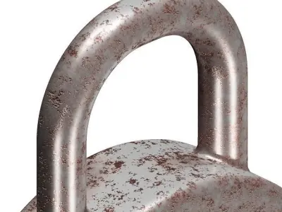 Rusty Lock 3D model