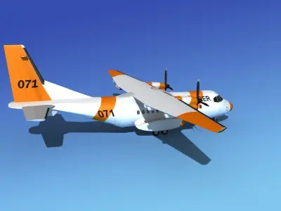 Casa CN-235 Antartica Explorer 3D model