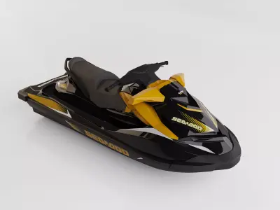 SeaDoo High performance Jet Ski 3D Model 3D model