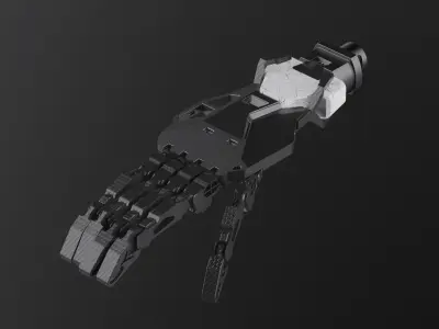 robotic hand part scifi vol4 3D model