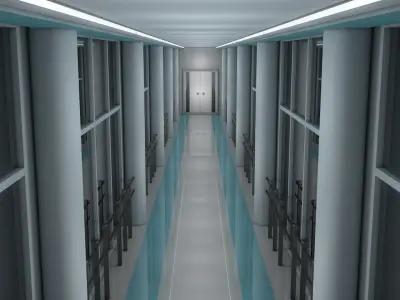 Futuristic Interior 3D model order