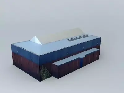 Pavilion of the San Francisco College of Assisi Free 3D model