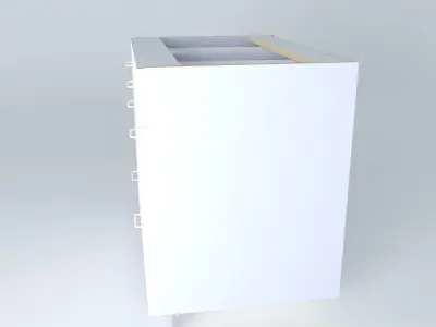DB3D5 box with light Free 3D model