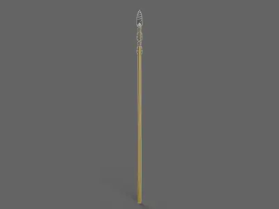 PBR Spear V3d Low-poly 3D model