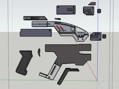 M3 Predator Low-poly 3D model