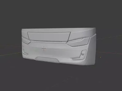 Laksana SR3 Front Bumper 3D model