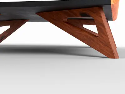 Coffe Table Free low-poly 3D model purchase