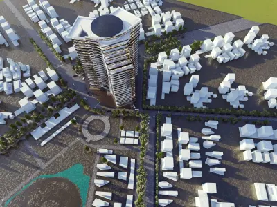 Residential Tower2 3D model