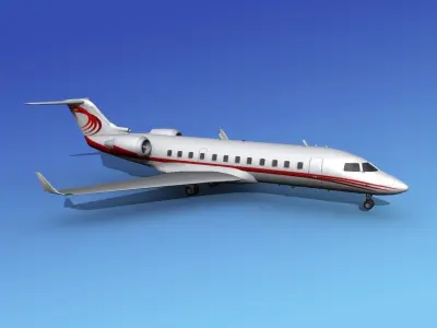 Canadair CRJ200 Corporate 2 3D model