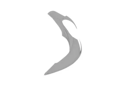 Dagger knife Free low-poly 3D model