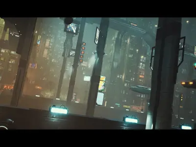 Cyberpunk Mega Bundle Vol1 Low-poly 3D model