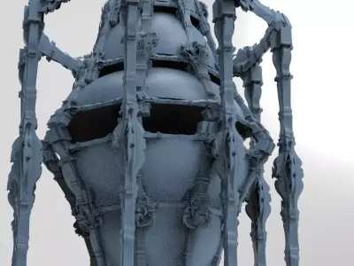 Ancient Crete Giant monoliths 3D model