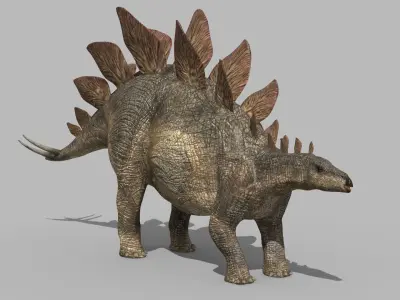 Stegosaur Forever - 8K 3D model