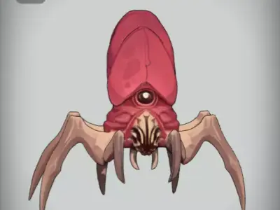 Spider Enemy 3 Stylized Creature Low-poly 3D model