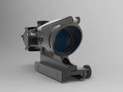 Tricon ACOG 4x scope 3D model
