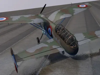 Arsenal Delanne AD-10 C-1 3D model