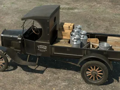 Ford Model T 1924 3D model