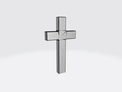 Versatile Cross Model in Multiple Formats - cross 2 3D model